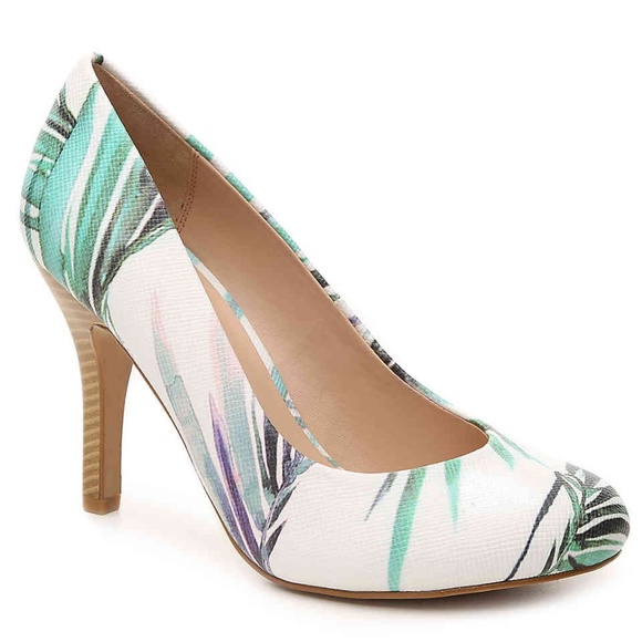 Kelly & Katie Shoes - Kelly & Katie Coderno Tropical Pump Heels 8 NWOT